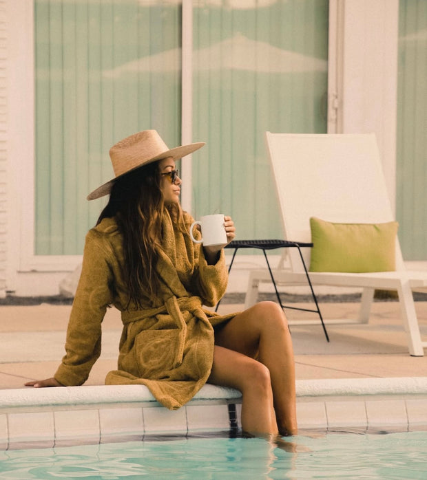 Poolside Smiley Bathrobe