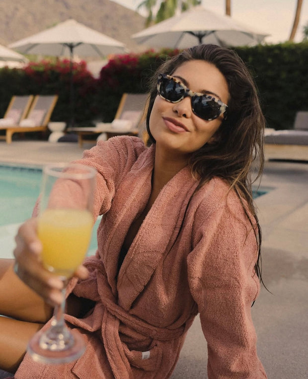 Poolside Smiley Bathrobe