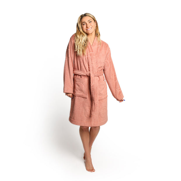 Poolside Smiley Bathrobe