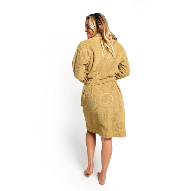 Poolside Smiley Bathrobe – Wild Isles Swim